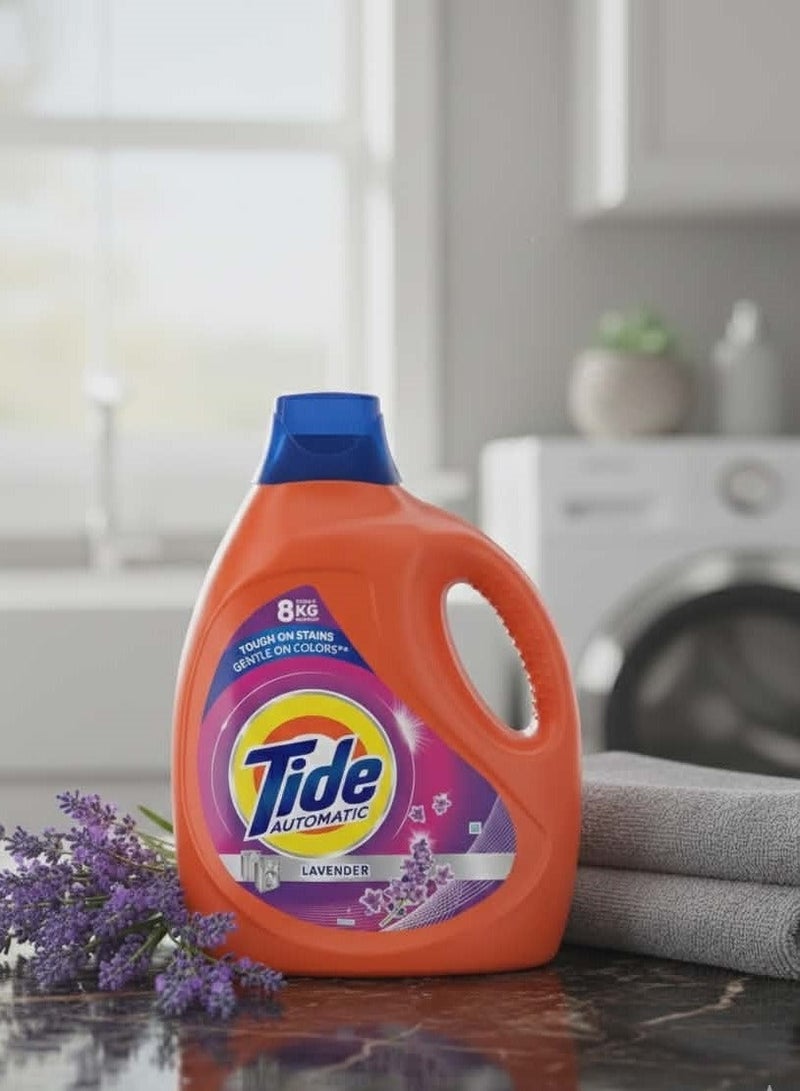 تايد جل للغسالات الأوتوماتيك برائحة اللافندر – تركيز يعادل 8 كجم من المسحوق - Image 3